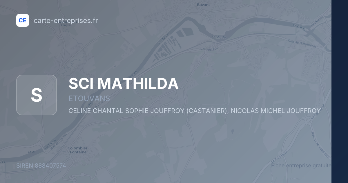 SCI MATHILDA — 888407574 — fiche entreprise