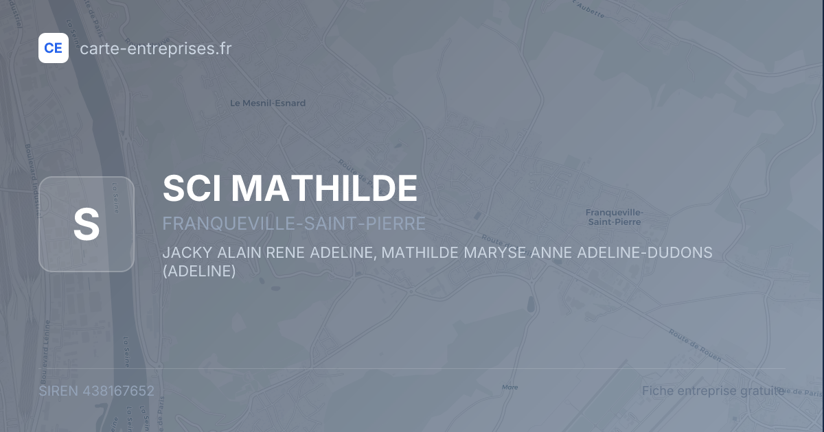 SCI MATHILDE — 438167652 — fiche entreprise