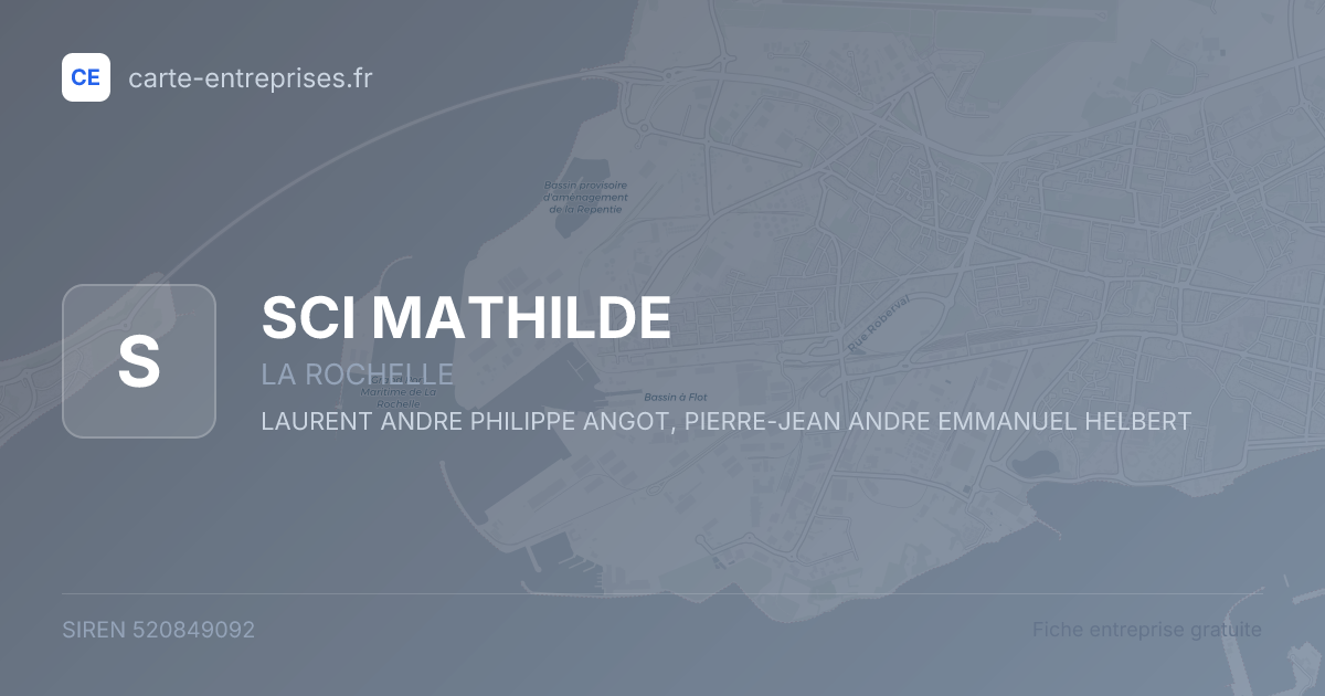 SCI MATHILDE — 520849092 — fiche entreprise