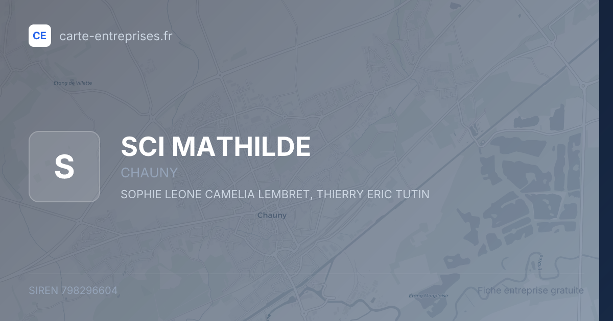 SCI MATHILDE — 798296604 — fiche entreprise
