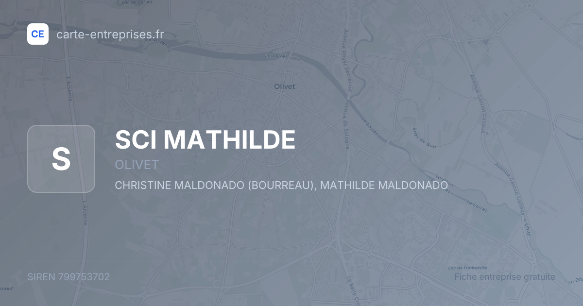 SCI MATHILDE — 799753702 — fiche entreprise