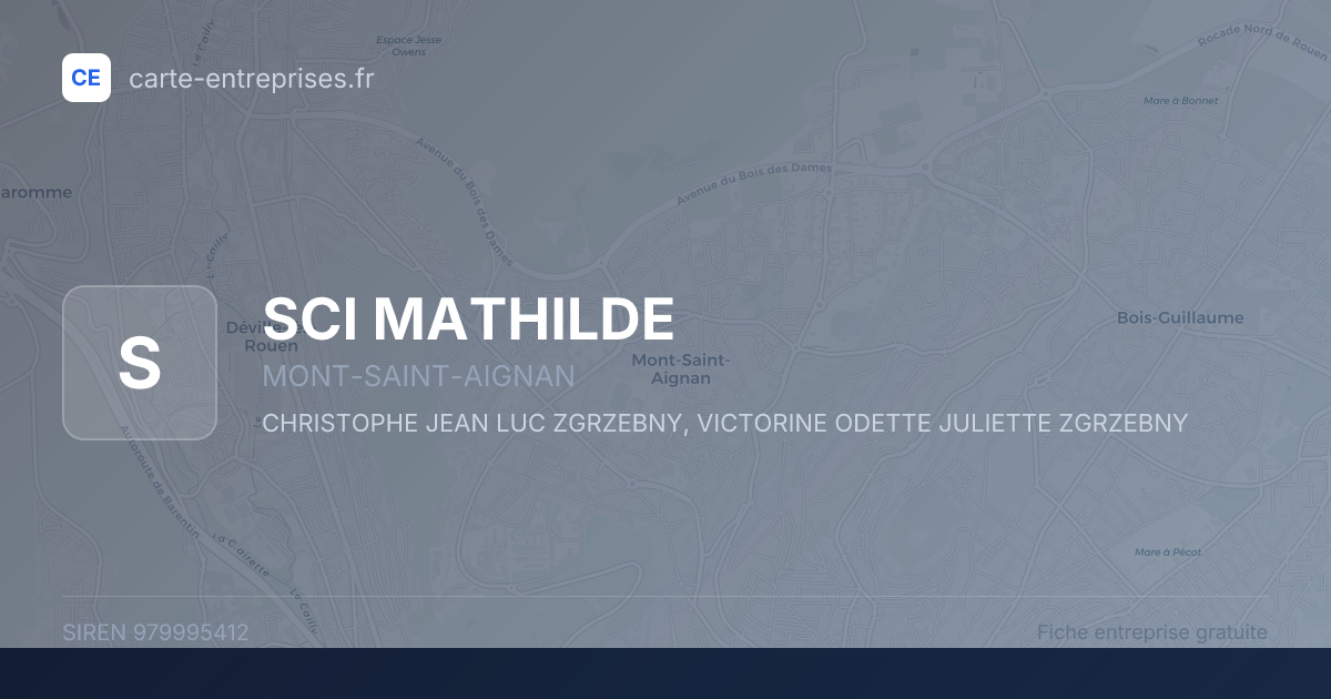 SCI MATHILDE — 979995412 — fiche entreprise