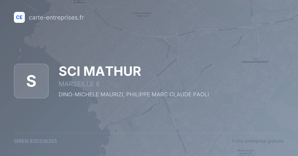 SCI MATHUR — 835336355 — fiche entreprise
