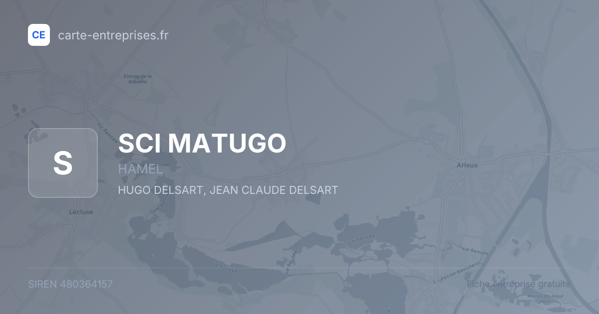 SCI MATUGO — 480364157 — fiche entreprise