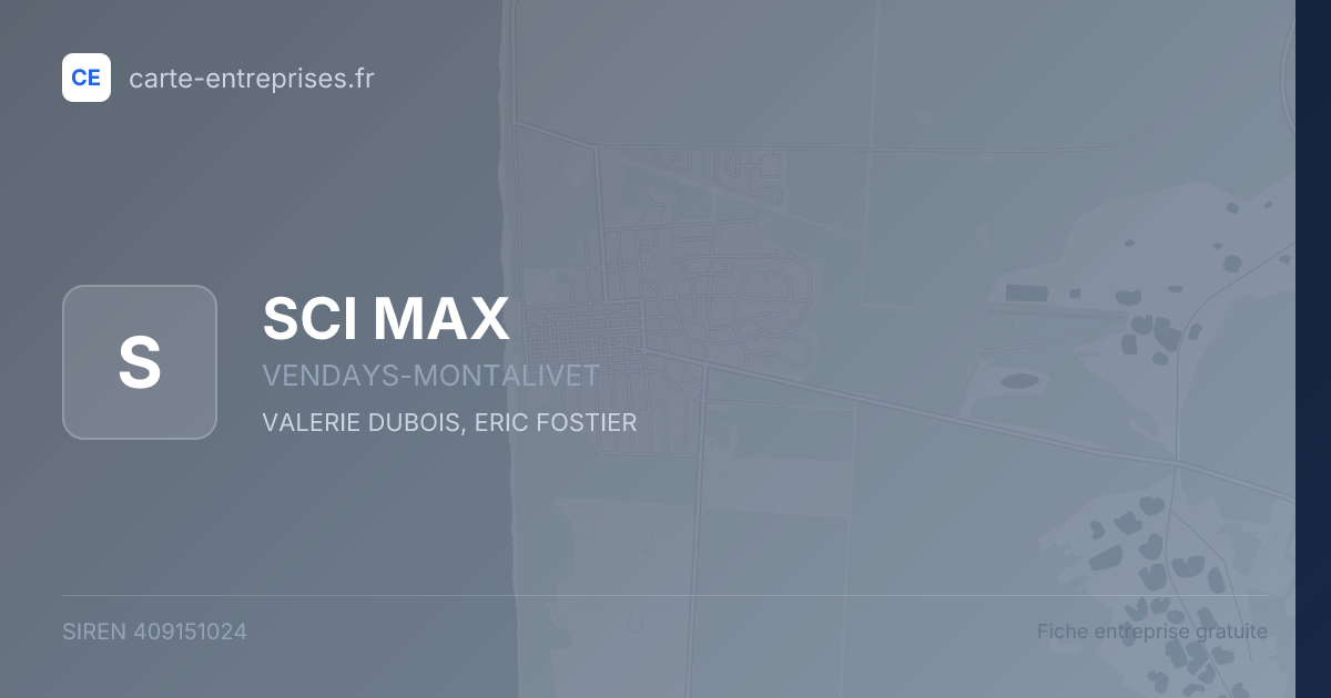 SCI MAX — 409151024 — fiche entreprise