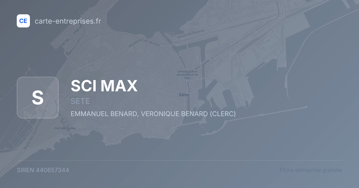 SCI MAX — 440657344 — fiche entreprise