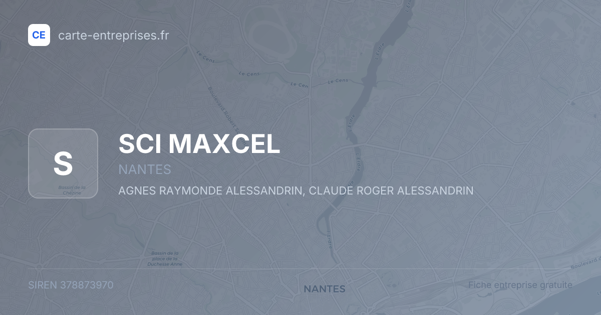 SCI MAXCEL — 378873970 — fiche entreprise