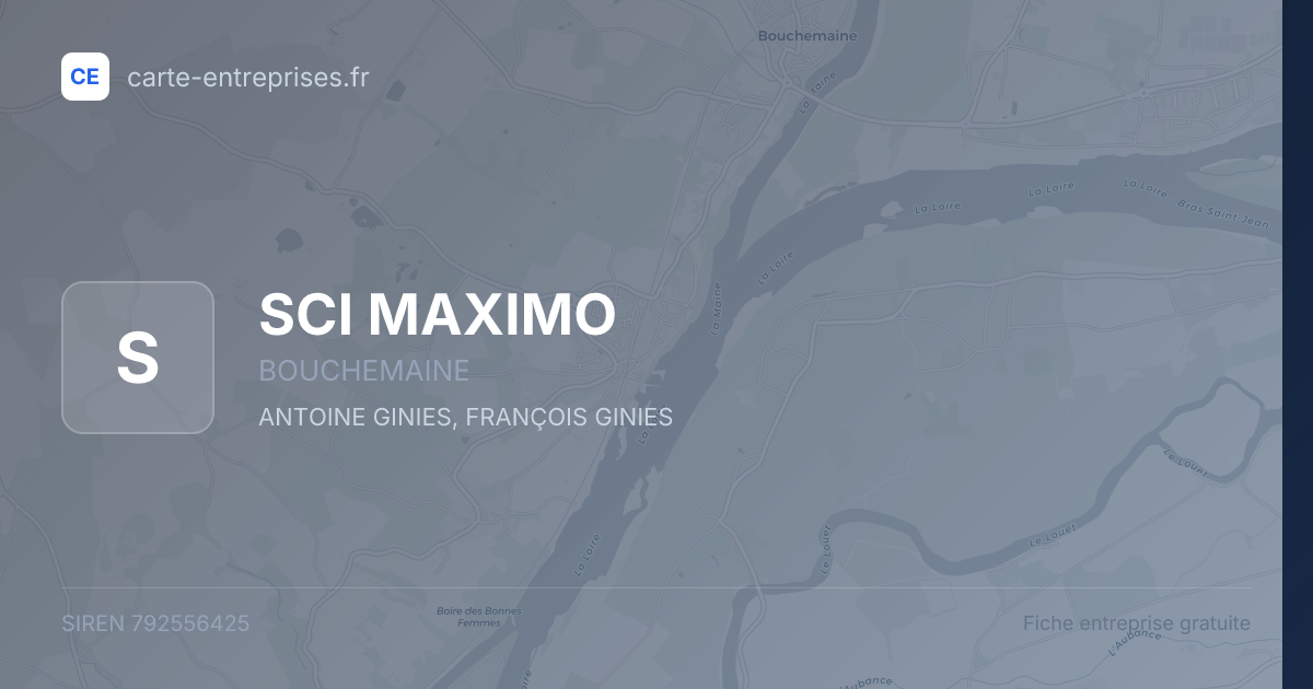 SCI MAXIMO — 792556425 — fiche entreprise