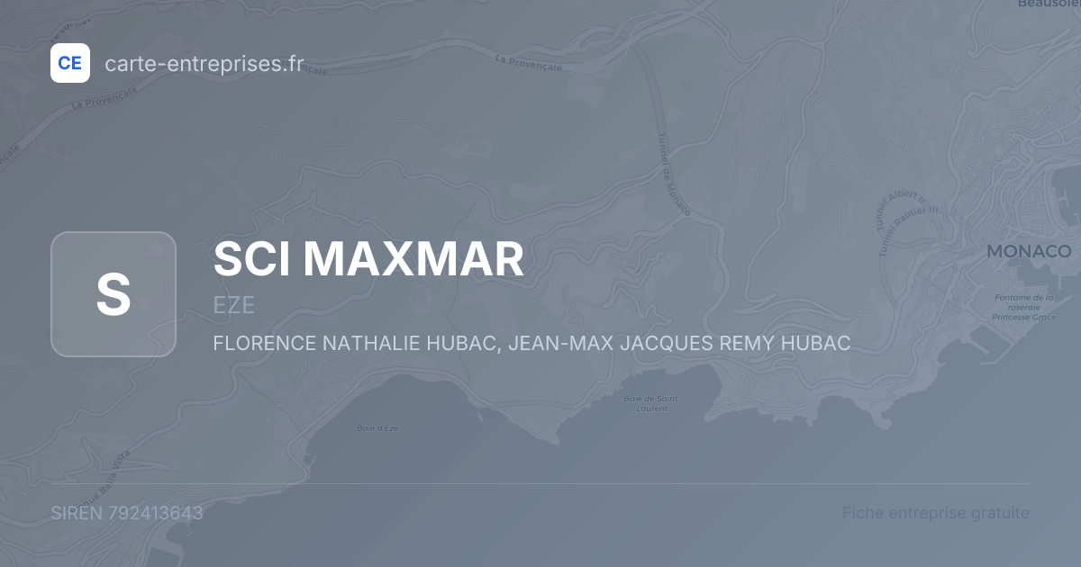 SCI MAXMAR — 792413643 — fiche entreprise
