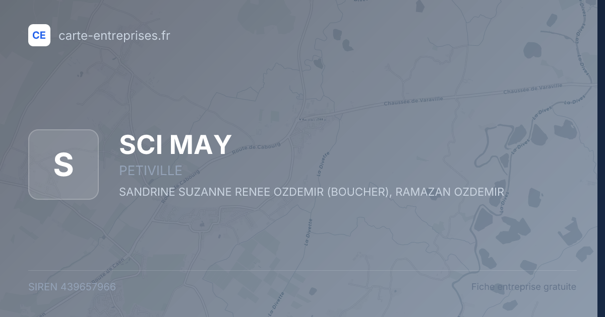 SCI MAY — 439657966 — fiche entreprise