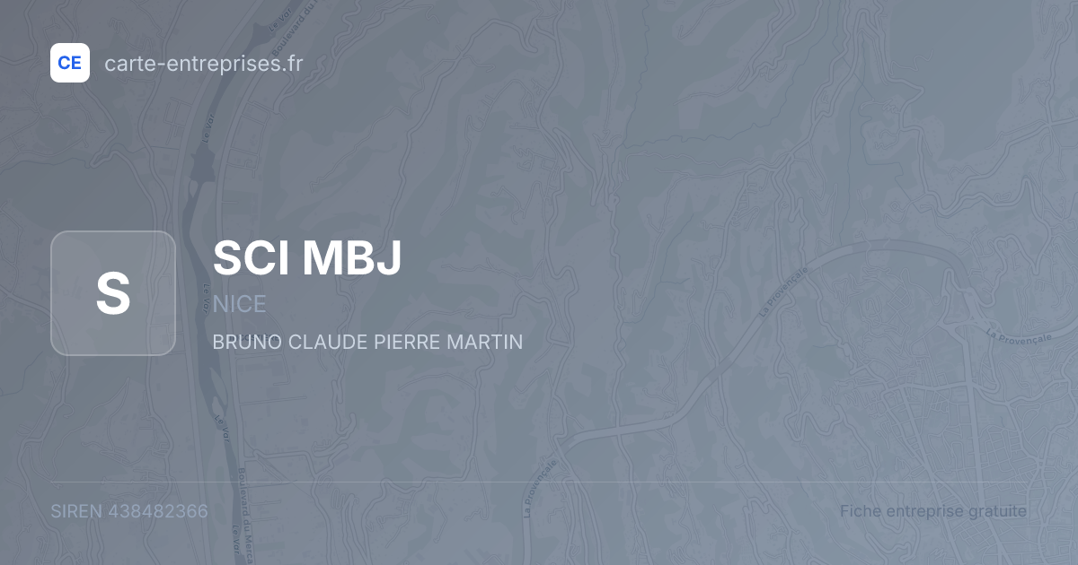 SCI MBJ — 438482366 — fiche entreprise