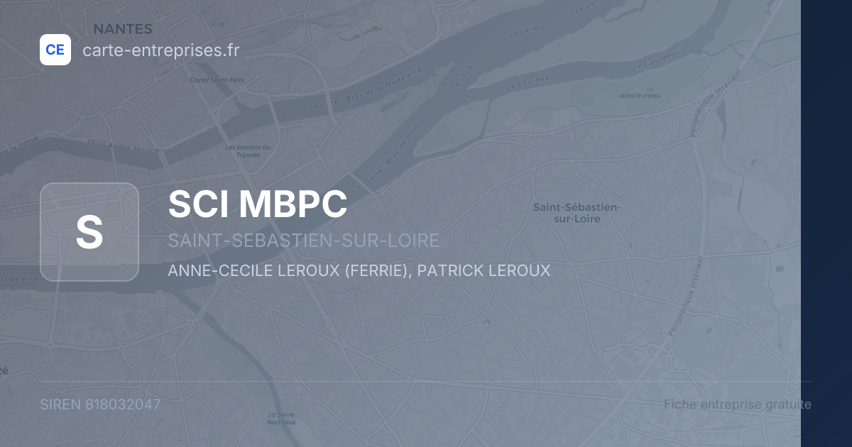SCI MBPC — 818032047 — fiche entreprise