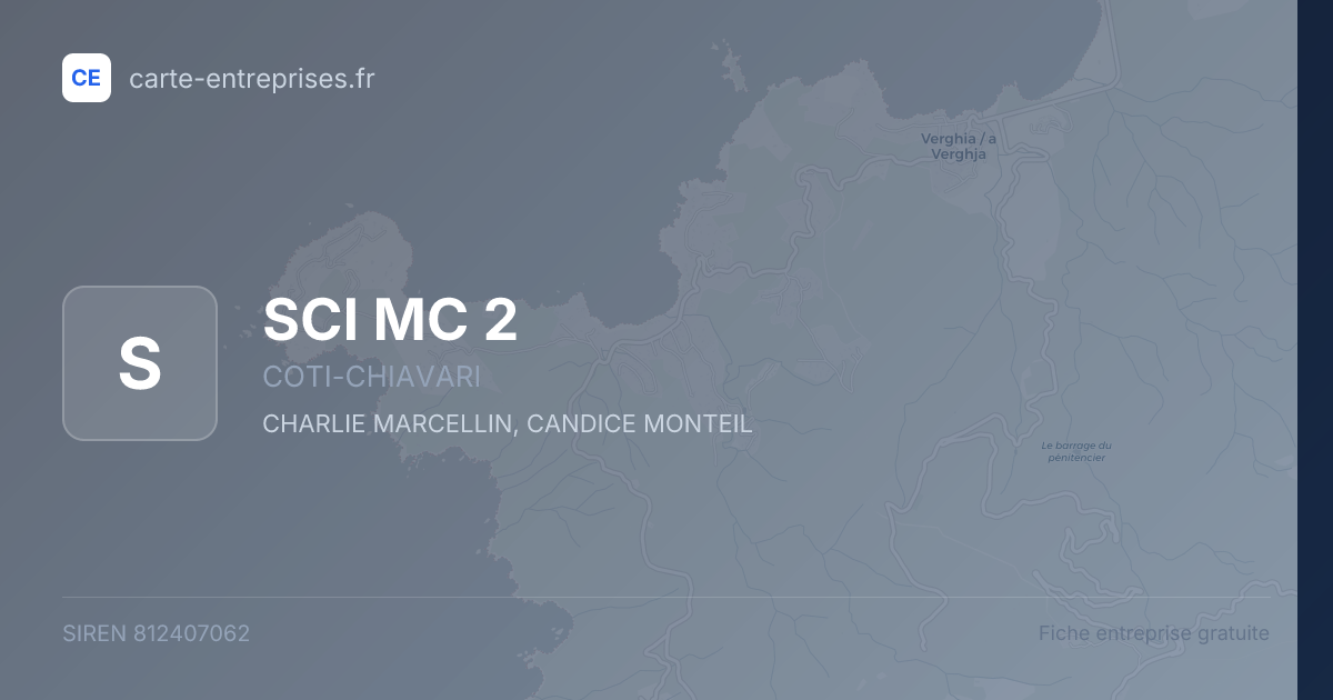 SCI MC 2 — 812407062 — fiche entreprise