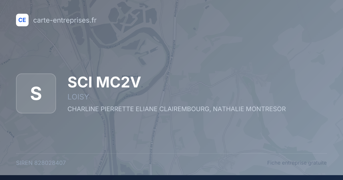 SCI MC2V — 828028407 — fiche entreprise