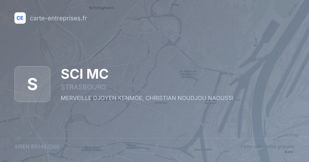 SCI MC — 892482266 — fiche entreprise