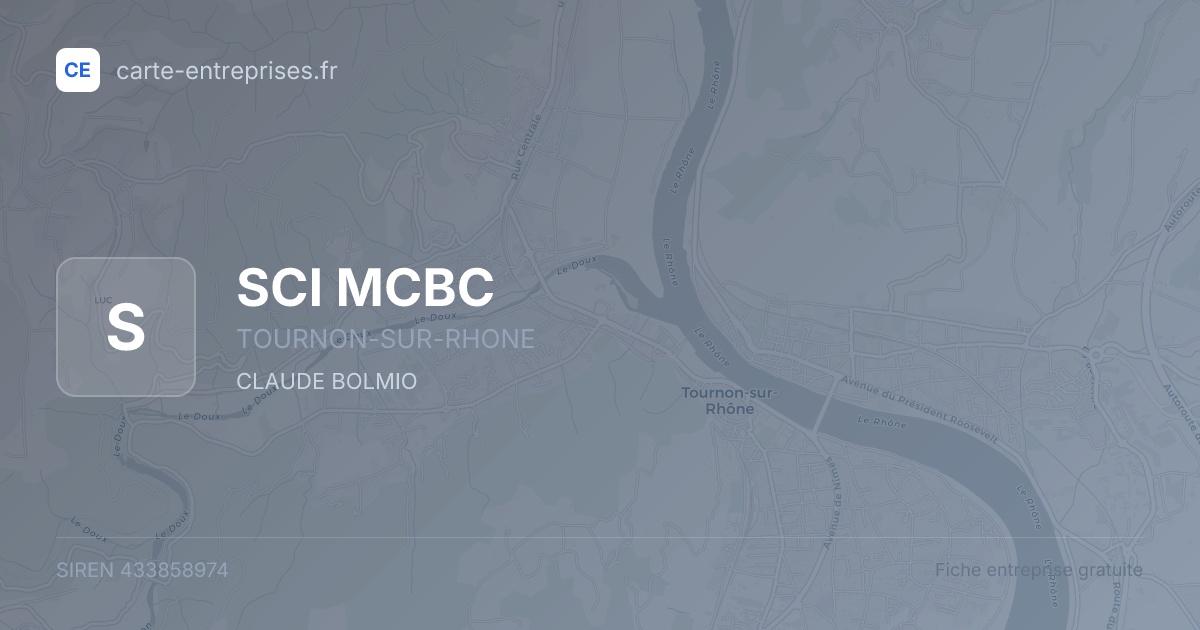 SCI MCBC — 433858974 — fiche entreprise