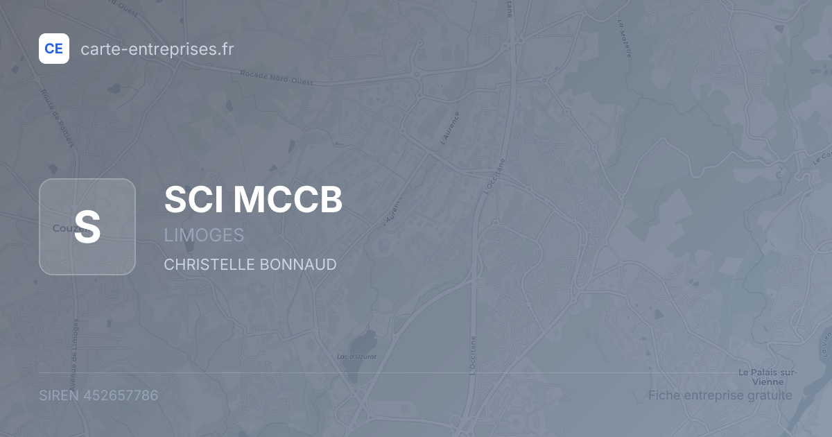 SCI MCCB — 452657786 — fiche entreprise