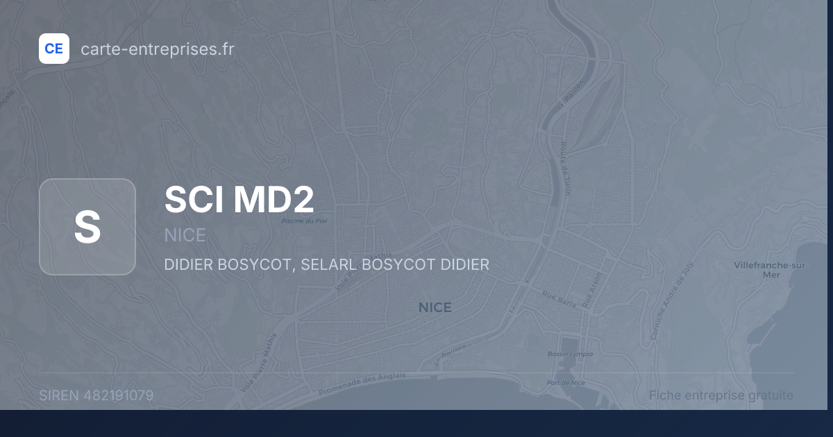 SCI MD2 — 482191079 — fiche entreprise