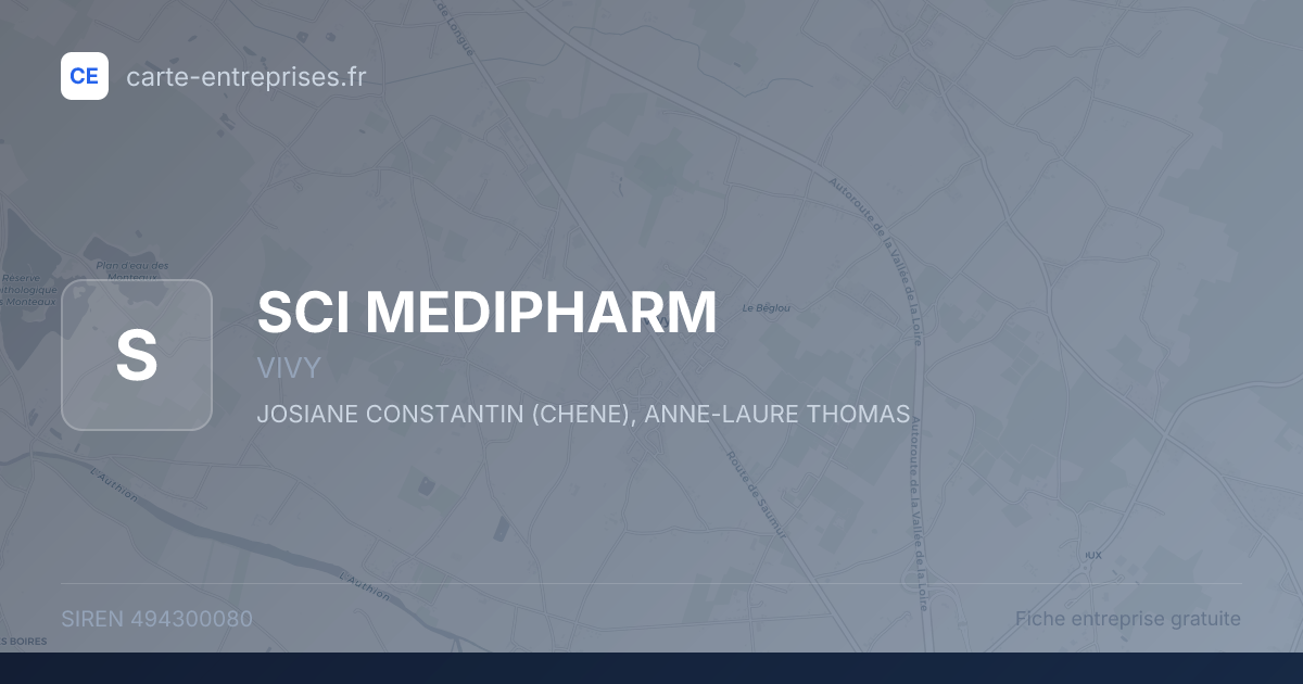 SCI MEDIPHARM — 494300080 — fiche entreprise