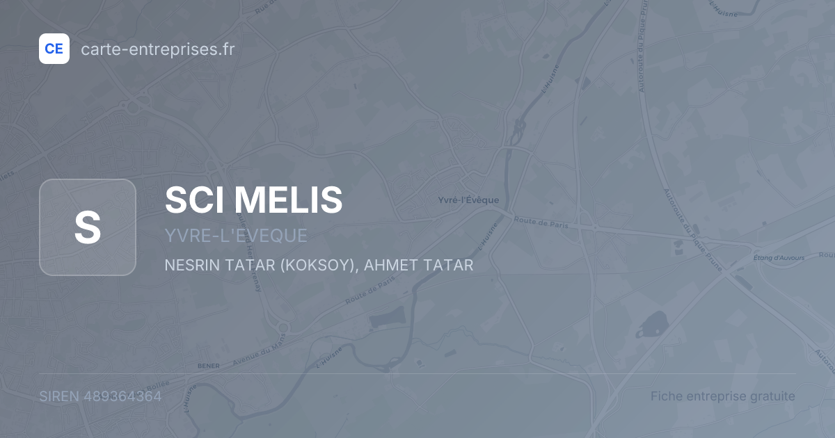 SCI MELIS — 489364364 — fiche entreprise
