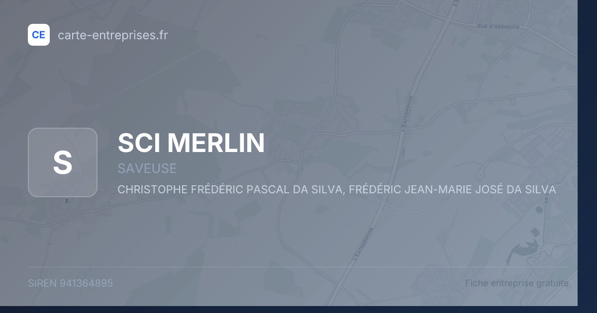 SCI MERLIN — 941364895 — fiche entreprise