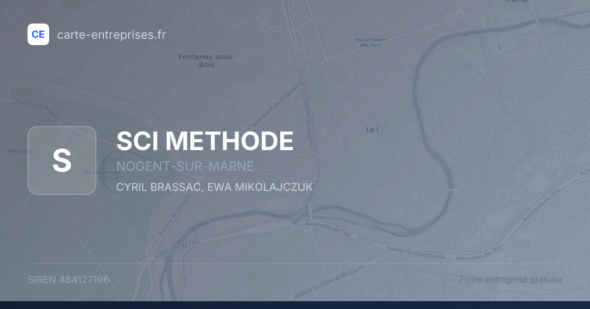 SCI METHODE — 484127196 — fiche entreprise
