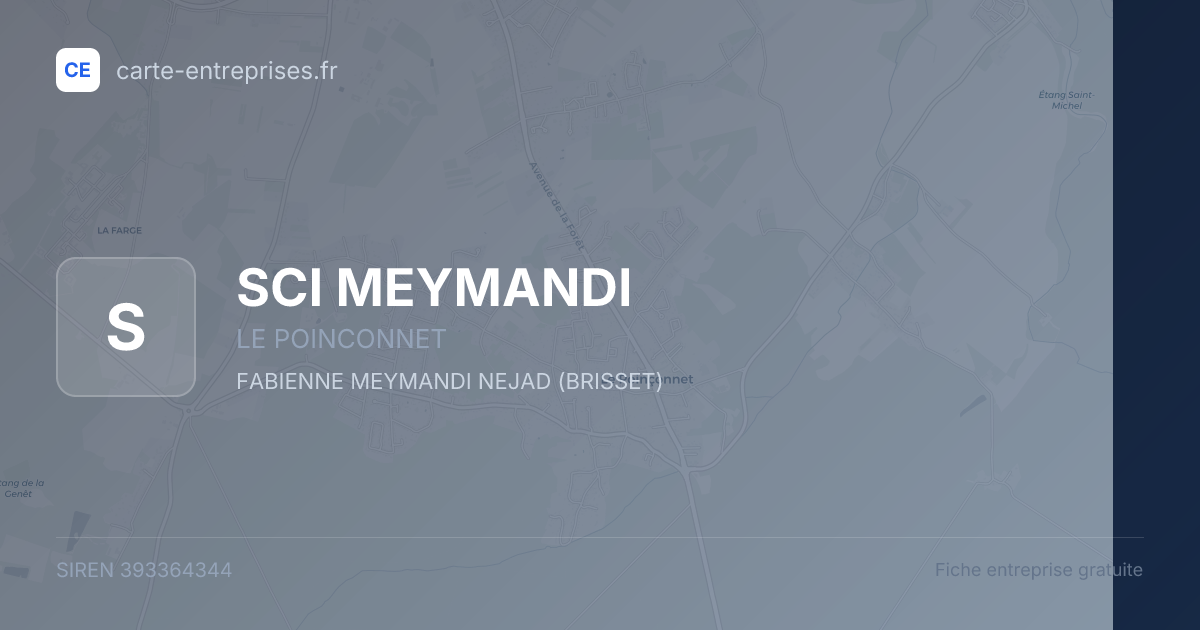 SCI MEYMANDI — 393364344 — fiche entreprise