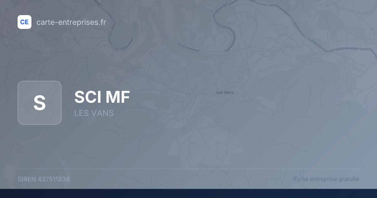 SCI MF — 437511934 — fiche entreprise