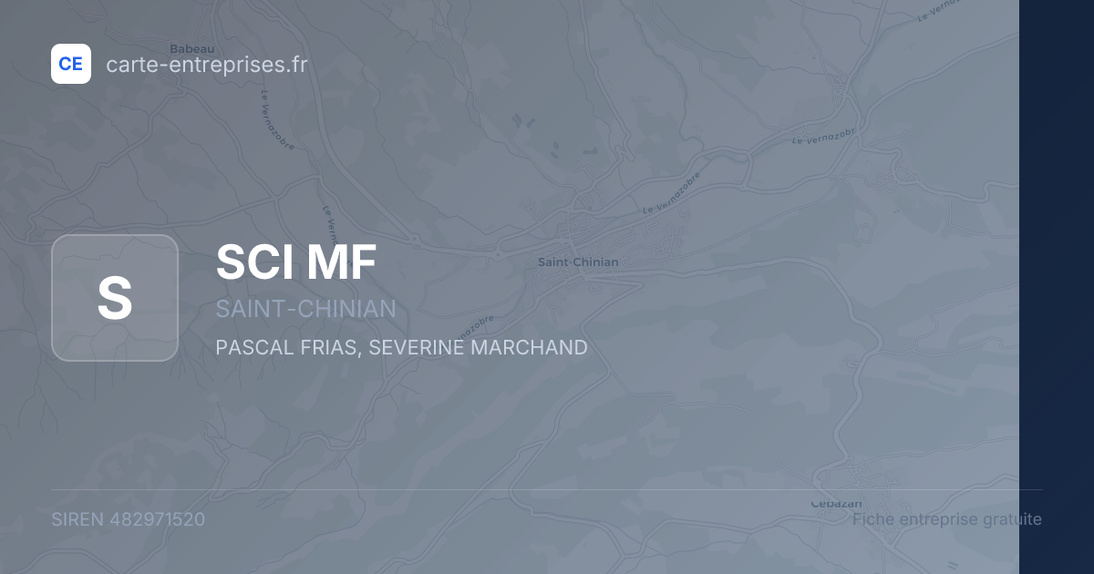 SCI MF — 482971520 — fiche entreprise