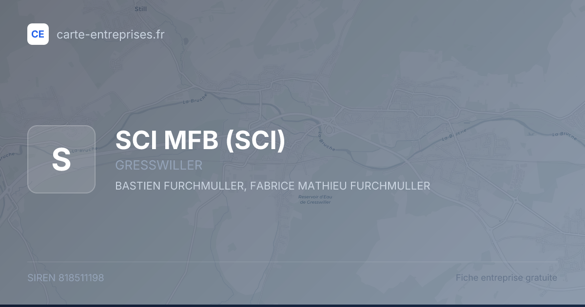 SCI MFB (SCI) — 818511198 — fiche entreprise