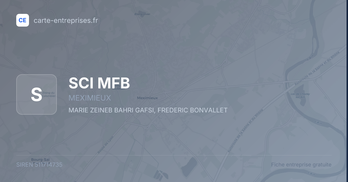 SCI MFB — 511714735 — fiche entreprise