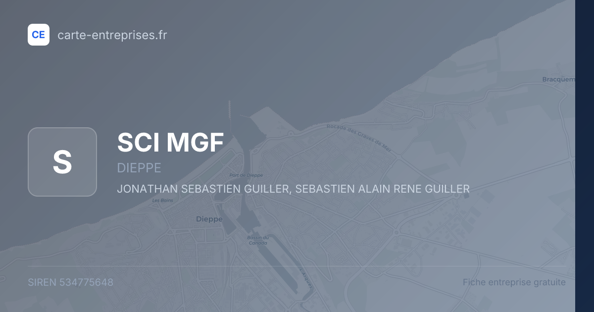 SCI MGF — 534775648 — fiche entreprise