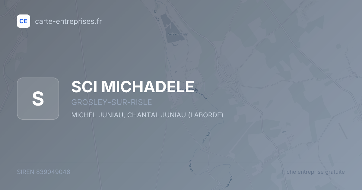 SCI MICHADELE — 839049046 — fiche entreprise