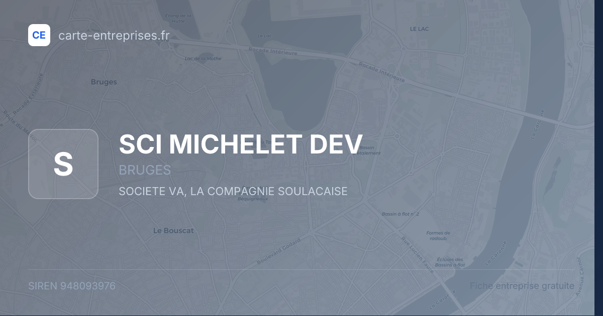 SCI MICHELET DEV — 948093976 — fiche entreprise