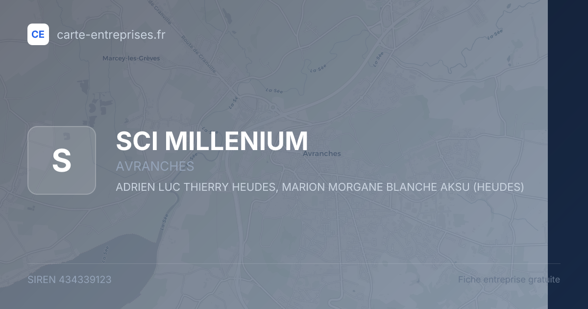 SCI MILLENIUM — 434339123 — fiche entreprise