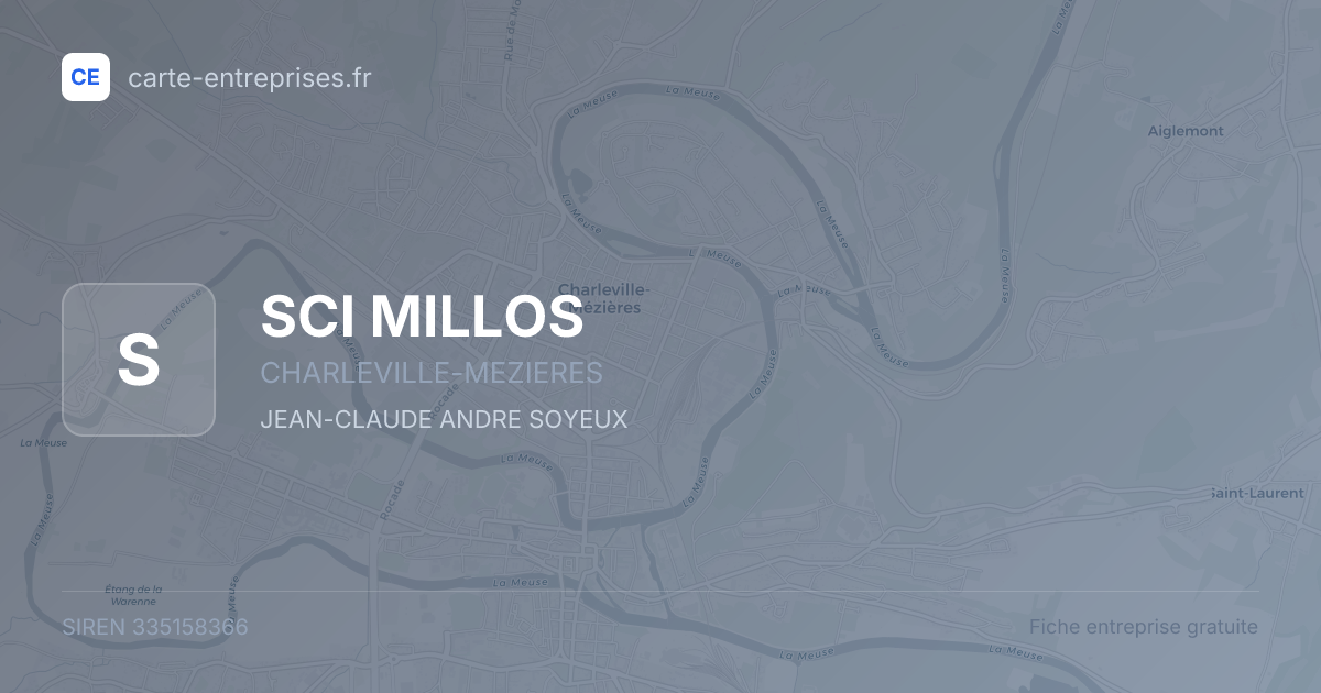 SCI MILLOS — 335158366 — fiche entreprise