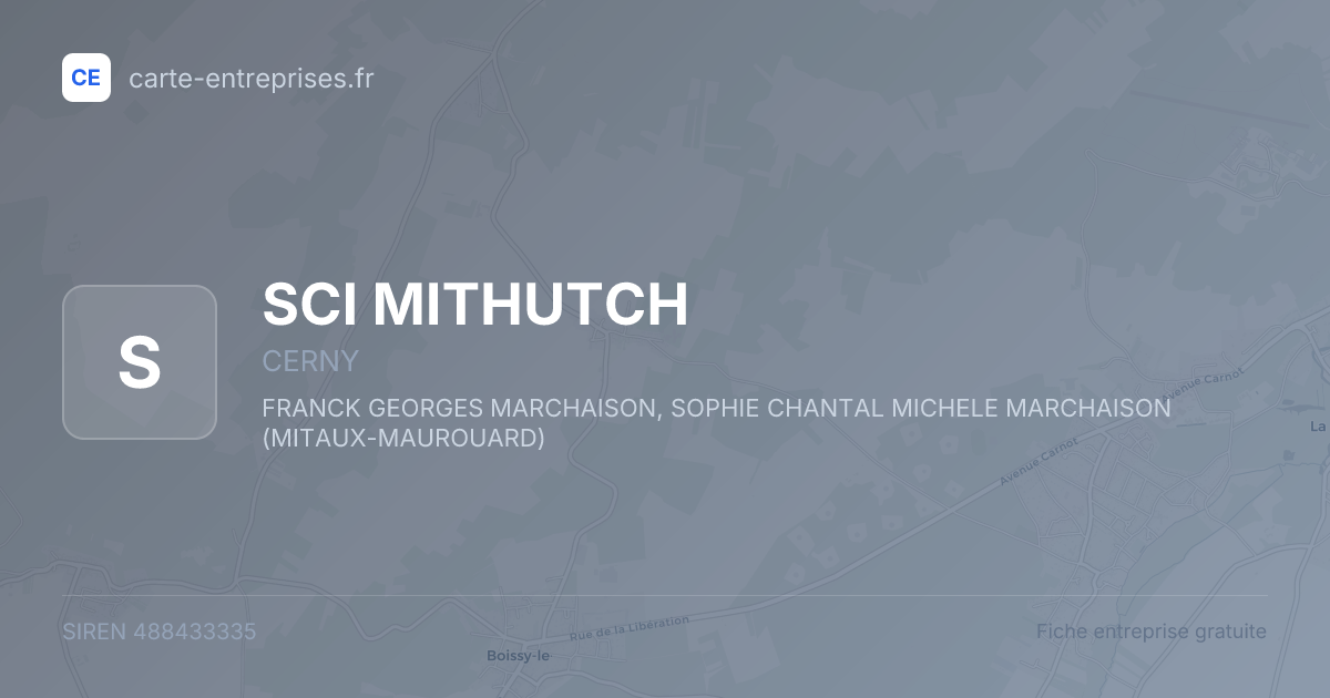 SCI MITHUTCH — 488433335 — fiche entreprise