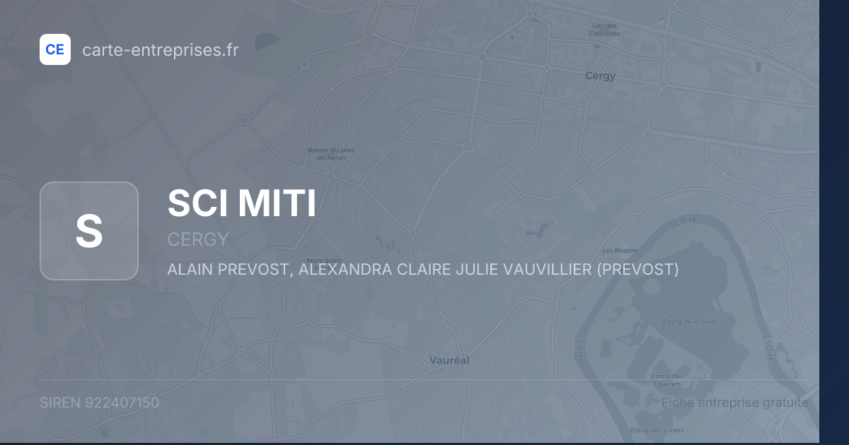 SCI MITI — 922407150 — fiche entreprise