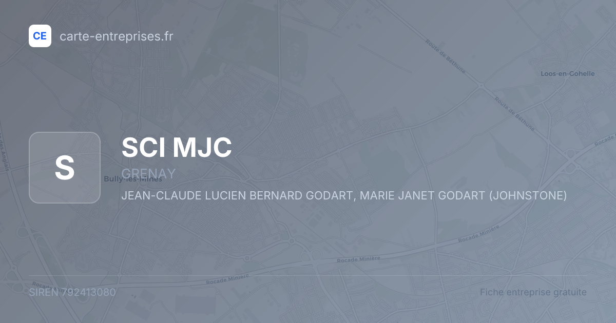 SCI MJC — 792413080 — fiche entreprise