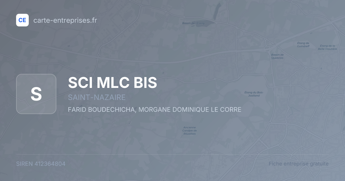 SCI MLC BIS — 412364804 — fiche entreprise