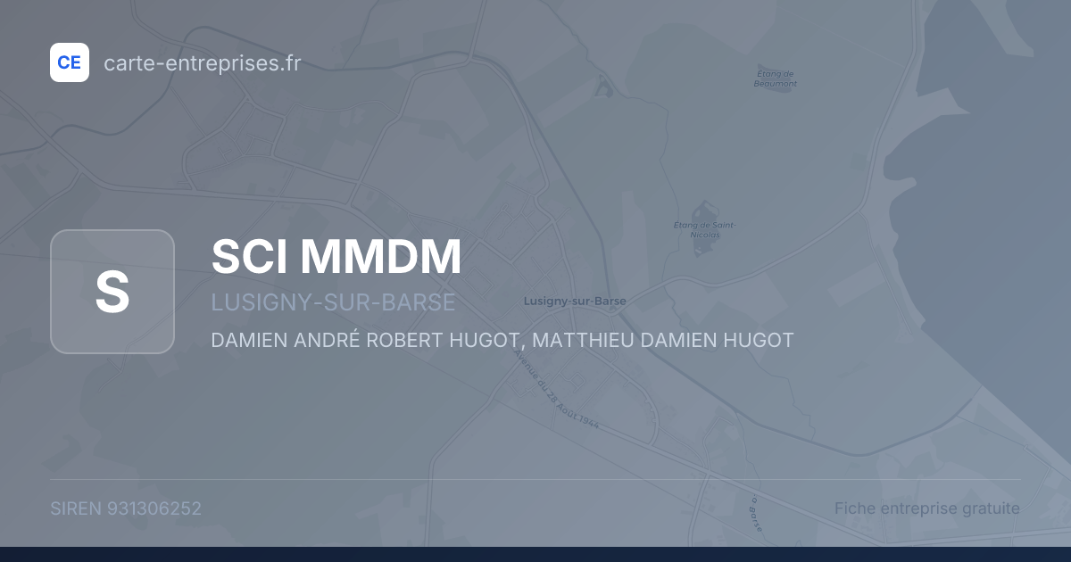 SCI MMDM — 931306252 — fiche entreprise