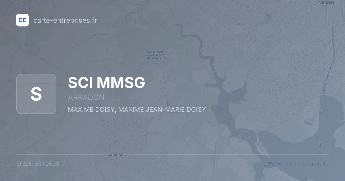 SCI MMSG — 884950817 — fiche entreprise