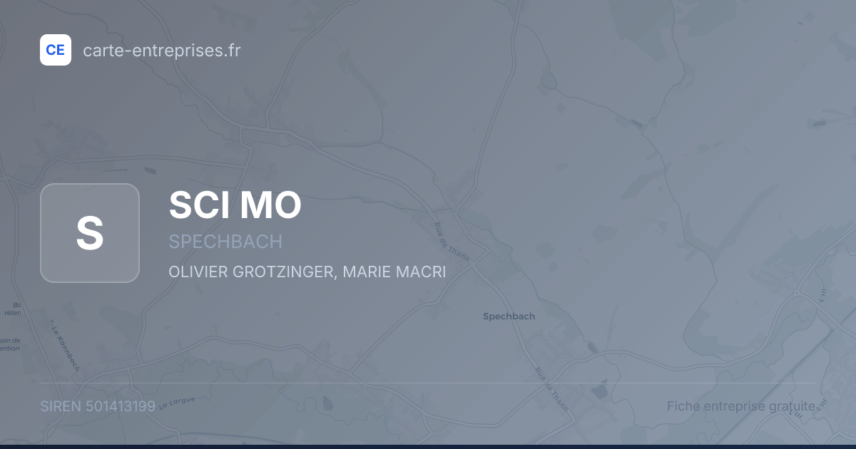 SCI MO — 501413199 — fiche entreprise