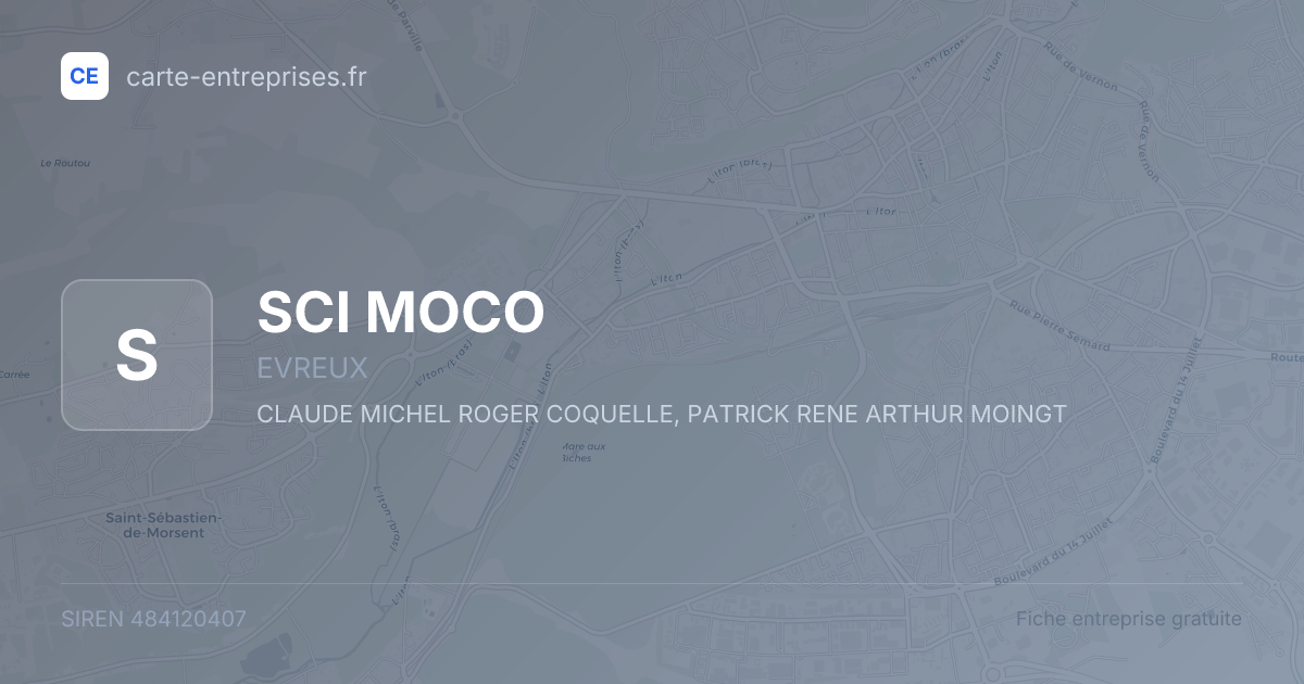 SCI MOCO — 484120407 — fiche entreprise