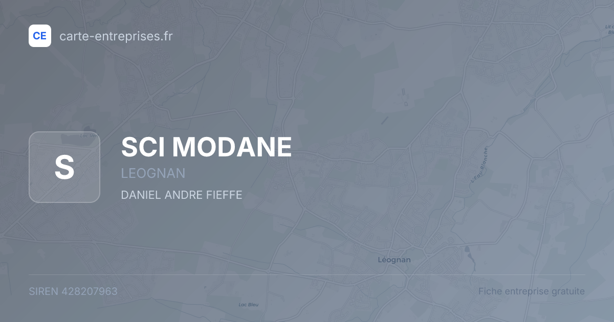 SCI MODANE — 428207963 — fiche entreprise