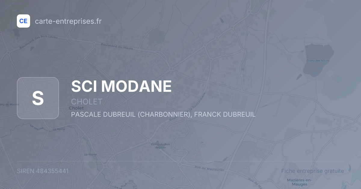 SCI MODANE — 484355441 — fiche entreprise