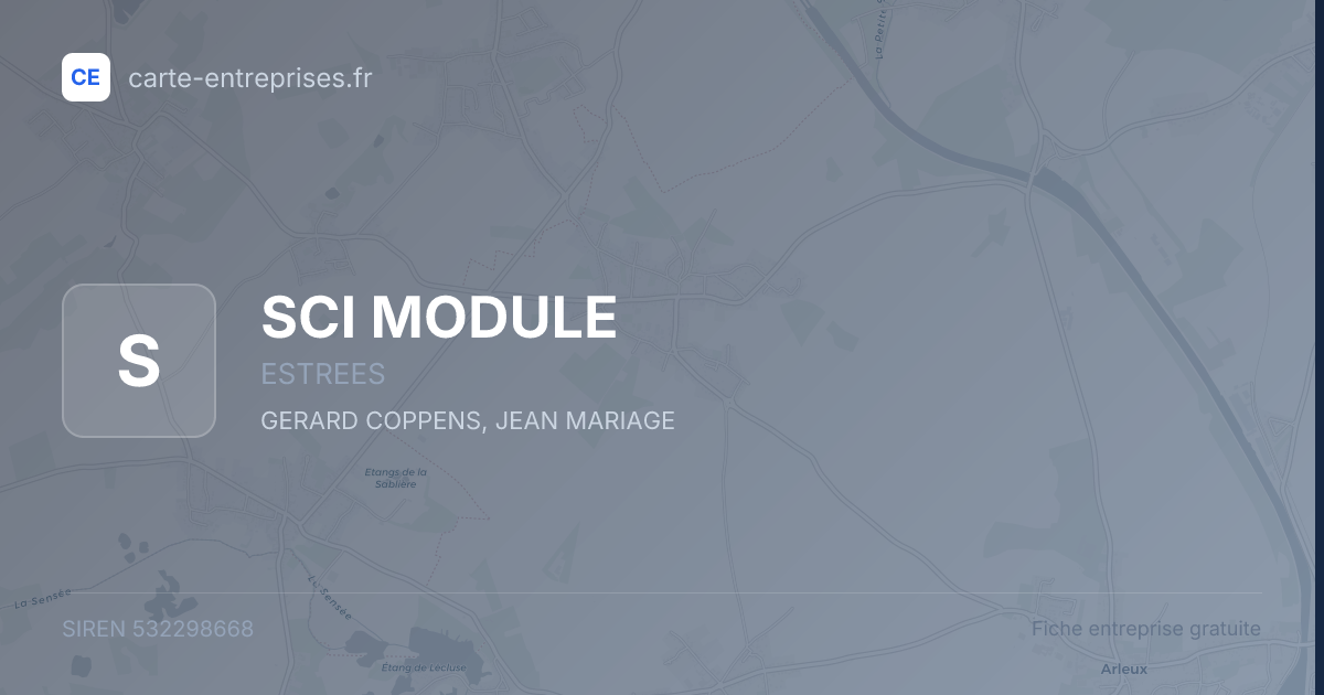 SCI MODULE — 532298668 — fiche entreprise