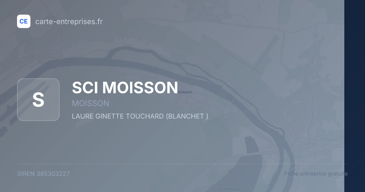 SCI MOISSON — 385303227 — fiche entreprise