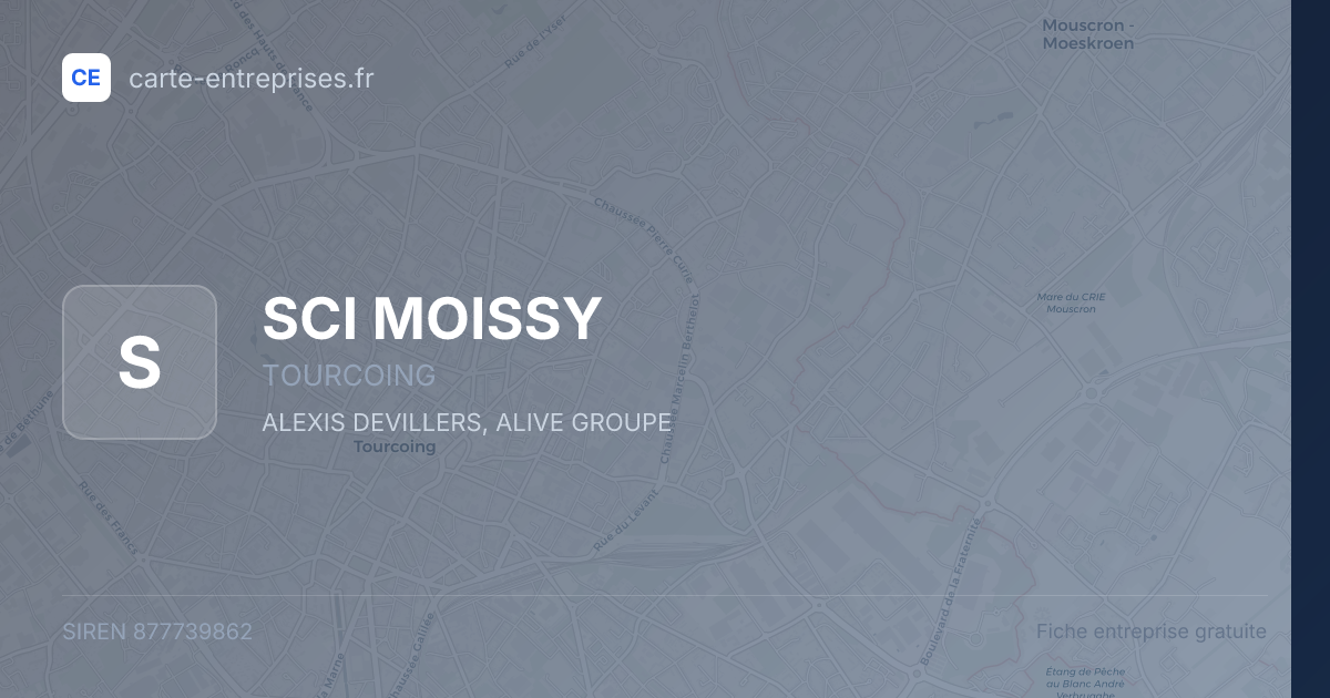 SCI MOISSY — 877739862 — fiche entreprise
