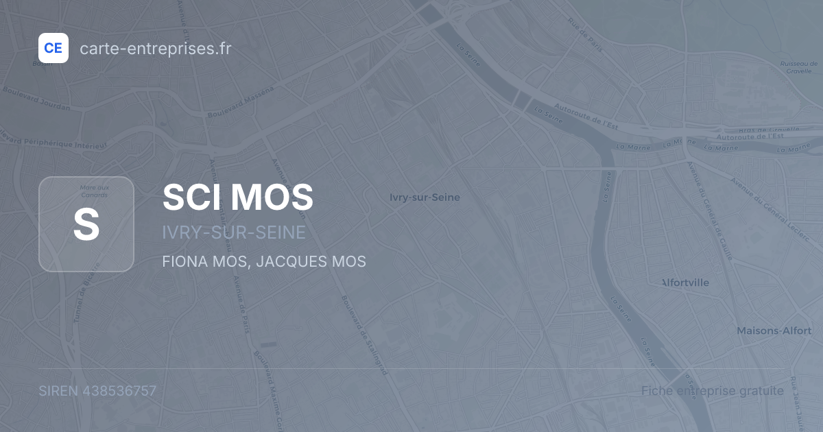 SCI MOS — 438536757 — fiche entreprise